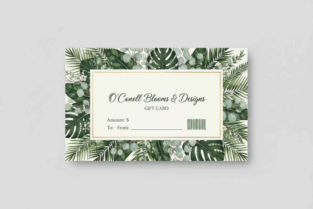 O'Connell Blooms & Designs Electronic Gift Card