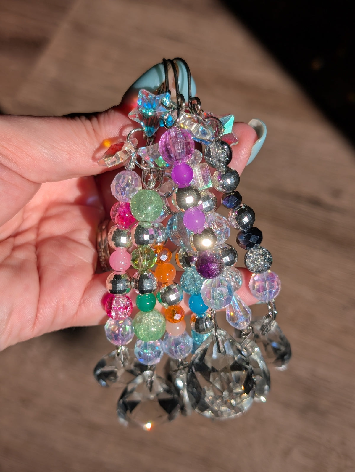 Beaded Sun Catcher Plant Stake